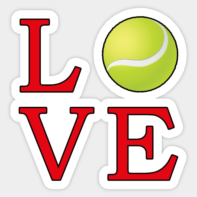 Tennis Love Sticker by Mamon